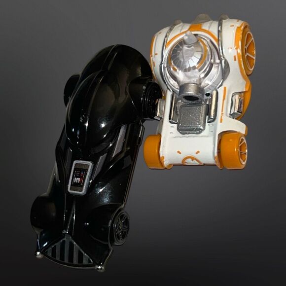 Hot Wheels Star Wars BB-8 Character & Darth Vader Star Wars Diecast Cars B6 - Picture 2 of 6